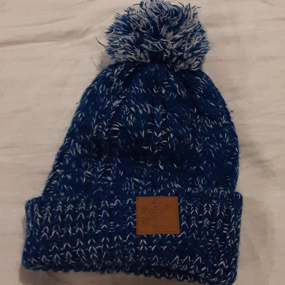 Blue winter hat